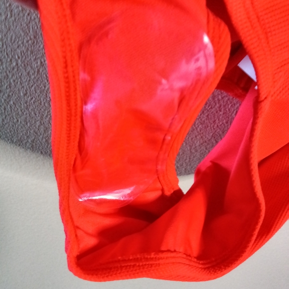 Lilly Pulitzer Elvia One Piece Swimsuit Red Lattice Size 6 - Picture 4 of 10